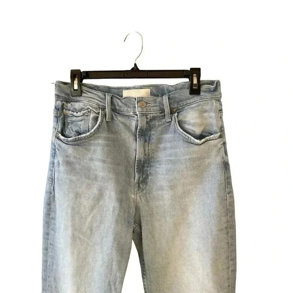 New Mother Superior Denim The Scooter Ankle Light Don't be a Square Jeans 29 - Picture 7 of 13